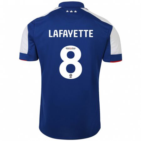 Kandiny Heren Abbie Lafayette #8 Blauw Thuisshirt Thuistenue 2023/24 T-Shirt België