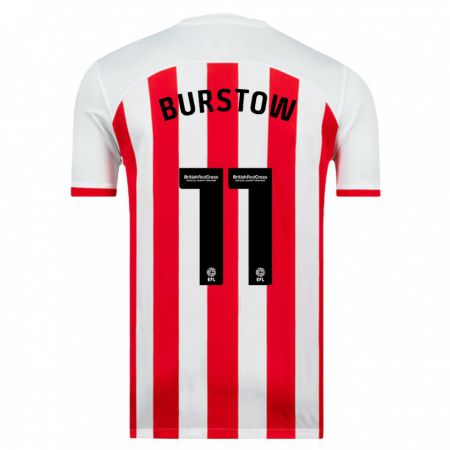 Kandiny Uomo Maglia Mason Burstow #11 Bianco Kit Gara Home 2023/24 Maglietta