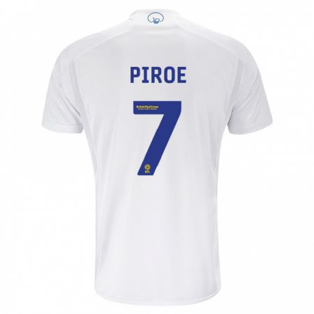 Kandiny Uomo Maglia Joël Piroe #7 Bianco Kit Gara Home 2023/24 Maglietta