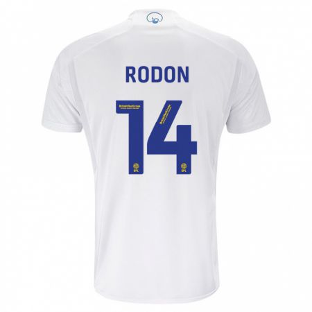 Kandiny Heren Joe Rodon #14 Wit Thuisshirt Thuistenue 2023/24 T-Shirt België