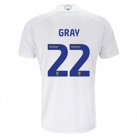 Kandiny Heren Archie Gray #22 Wit Thuisshirt Thuistenue 2023/24 T-Shirt België