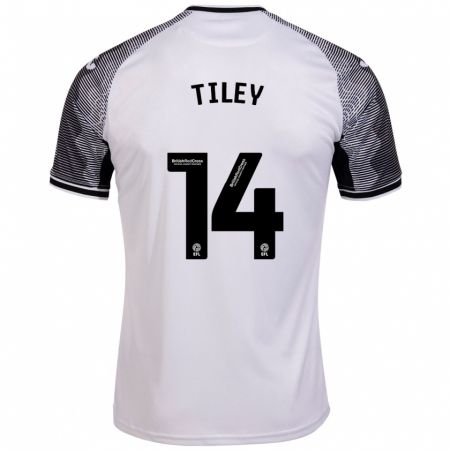 Kandiny Uomo Maglia Chloe Tiley #14 Bianco Kit Gara Home 2023/24 Maglietta