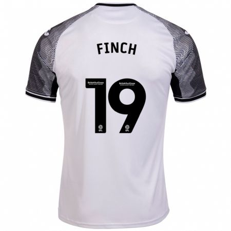 Kandiny Uomo Maglia Lucy Finch #19 Bianco Kit Gara Home 2023/24 Maglietta