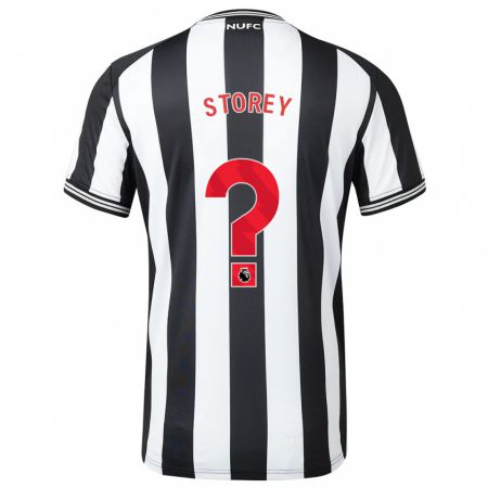 Kandiny Heren Sam Storey #0 Zwart Wit Thuisshirt Thuistenue 2023/24 T-Shirt België