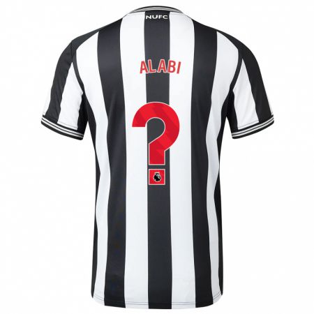 Kandiny Uomo Maglia Sam Alabi #0 Nero Bianco Kit Gara Home 2023/24 Maglietta