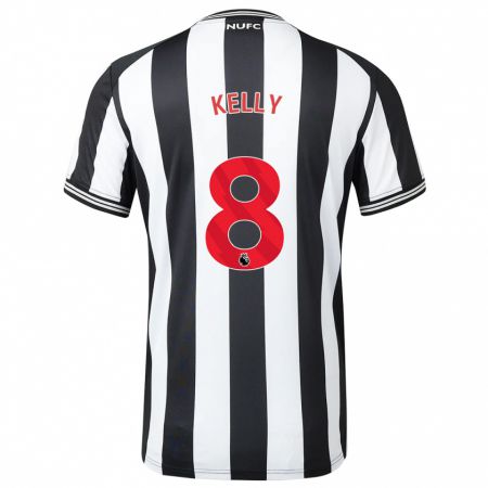 Kandiny Uomo Maglia Emma Kelly #8 Nero Bianco Kit Gara Home 2023/24 Maglietta