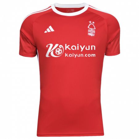 Kandiny Heren Scott Mckenna #26 Rood Thuisshirt Thuistenue 2023/24 T-Shirt België