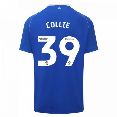 Kandiny Uomo Maglia Eliza Collie #39 Blu Kit Gara Home 2023/24 Maglietta