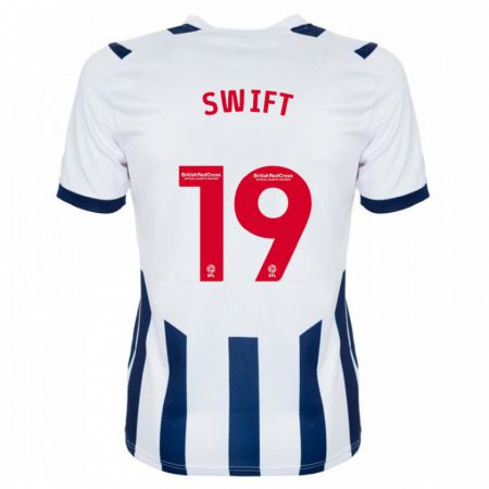 Kandiny Heren John Swift #19 Wit Thuisshirt Thuistenue 2023/24 T-Shirt België