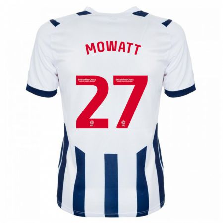 Kandiny Uomo Maglia Alex Mowatt #27 Bianco Kit Gara Home 2023/24 Maglietta