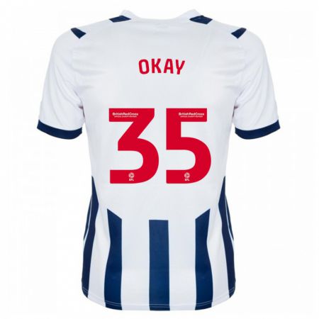 Kandiny Heren Okay Yokuşlu #35 Wit Thuisshirt Thuistenue 2023/24 T-Shirt België