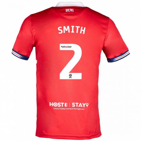 Kandiny Herren Tommy Smith #2 Rot Heimtrikot Trikot 2023/24 T-Shirt Österreich