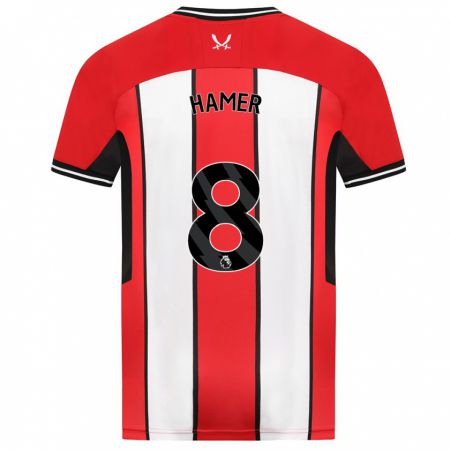 Kandiny Heren Gustavo Hamer #8 Rood Thuisshirt Thuistenue 2023/24 T-Shirt België