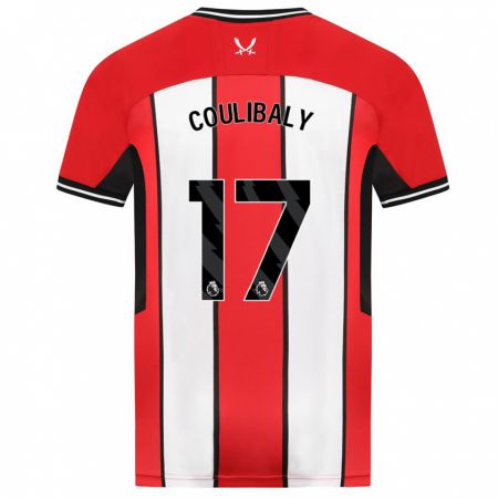 Kandiny Hombre Camiseta Ismaila Coulibaly #17 Rojo 1ª Equipación 2023/24 La Camisa