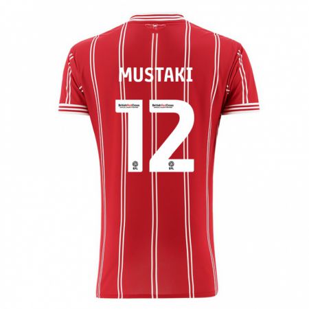 Kandiny Uomo Maglia Chloe Mustaki #12 Rosso Kit Gara Home 2023/24 Maglietta