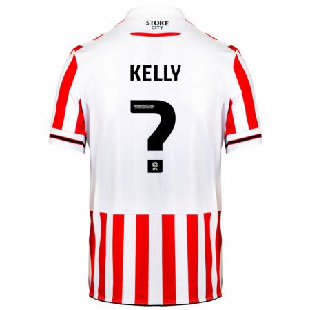 Kandiny Uomo Maglia Gabriel Gartside-Kelly #0 Rosso Bianco Kit Gara Home 2023/24 Maglietta