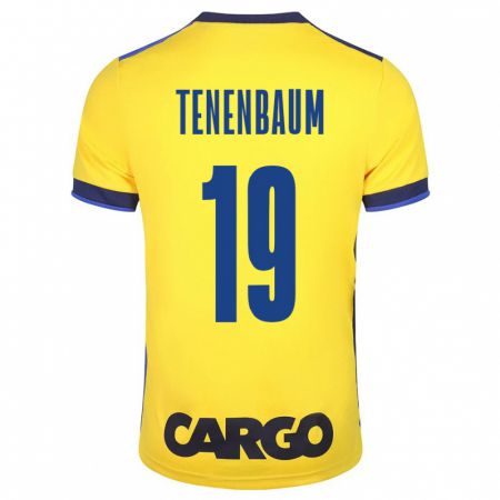 Kandiny Hombre Camiseta Daniel Tenenbaum #19 Amarillo 1ª Equipación 2023/24 La Camisa