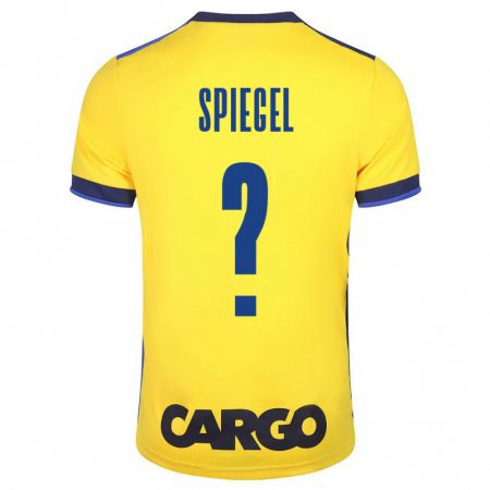 Kandiny Hombre Camiseta Liran Spiegel #0 Amarillo 1ª Equipación 2023/24 La Camisa