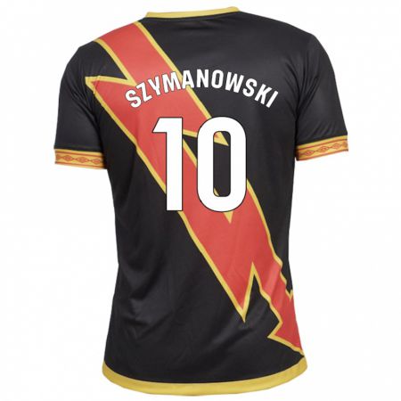 Kandiny Hombre Camiseta Marianela Szymanowski #10 Negro 2ª Equipación 2023/24 La Camisa