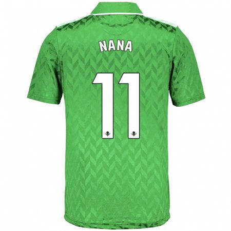 Kandiny Hombre Camiseta Nuria Ligero Fernández #11 Verde 2ª Equipación 2023/24 La Camisa