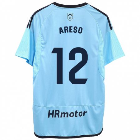 Kandiny Herren Jesús Areso #12 Blau Auswärtstrikot Trikot 2023/24 T-Shirt Österreich