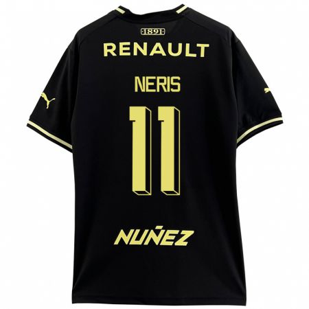 Kandiny Uomo Maglia José Neris #11 Nero Kit Gara Away 2023/24 Maglietta