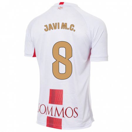 Kandiny Uomo Maglia Javi Martínez #8 Bianco Kit Gara Away 2023/24 Maglietta