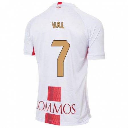 Kandiny Uomo Maglia Rodri Val #7 Bianco Kit Gara Away 2023/24 Maglietta