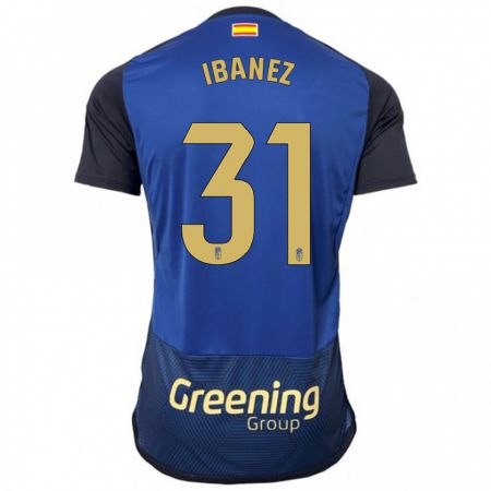 Kandiny Uomo Maglia Alba Ibáñez #31 Marina Militare Kit Gara Away 2023/24 Maglietta