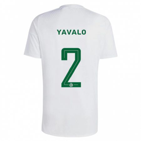 Kandiny Hombre Camiseta Gatachao Yavalo #2 Verde Azul 2ª Equipación 2023/24 La Camisa