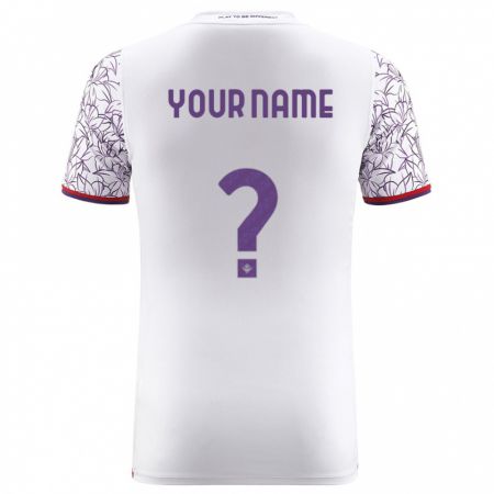 Kandiny Uomo Maglia Il Tuo Nome #0 Bianco Kit Gara Away 2023/24 Maglietta