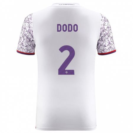 Kandiny Uomo Maglia Dodô #2 Bianco Kit Gara Away 2023/24 Maglietta