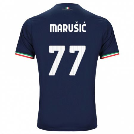 Kandiny Uomo Maglia Adam Marusic #77 Marina Militare Kit Gara Away 2023/24 Maglietta