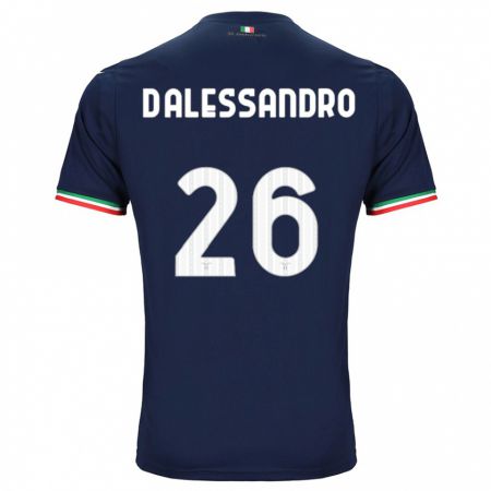 Kandiny Uomo Maglia Mattya D'alessandro #26 Marina Militare Kit Gara Away 2023/24 Maglietta