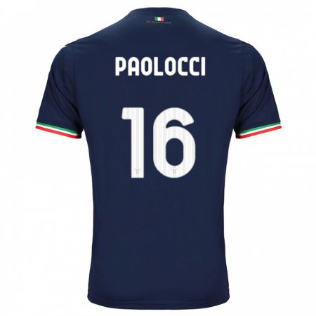 Kandiny Uomo Maglia Gabriele Paolocci #16 Marina Militare Kit Gara Away 2023/24 Maglietta