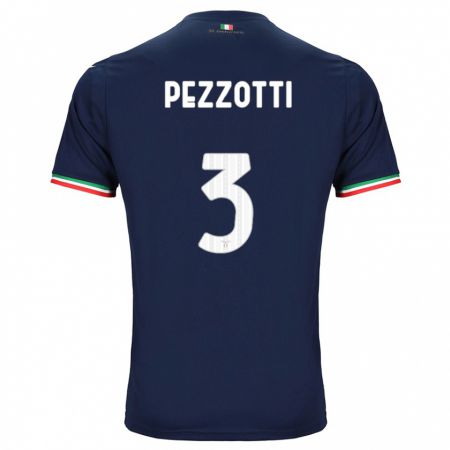 Kandiny Uomo Maglia Arianna Pezzotti #3 Marina Militare Kit Gara Away 2023/24 Maglietta