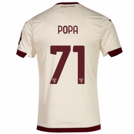 Kandiny Uomo Maglia Mihai Popa #71 Champagne Kit Gara Away 2023/24 Maglietta