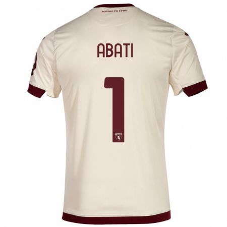 Kandiny Uomo Maglia Lorenzo Abati #1 Champagne Kit Gara Away 2023/24 Maglietta