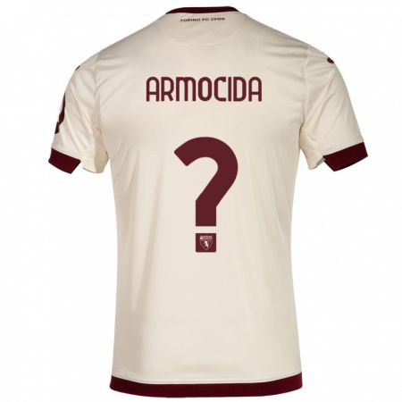 Kandiny Uomo Maglia Simone Armocida #0 Champagne Kit Gara Away 2023/24 Maglietta