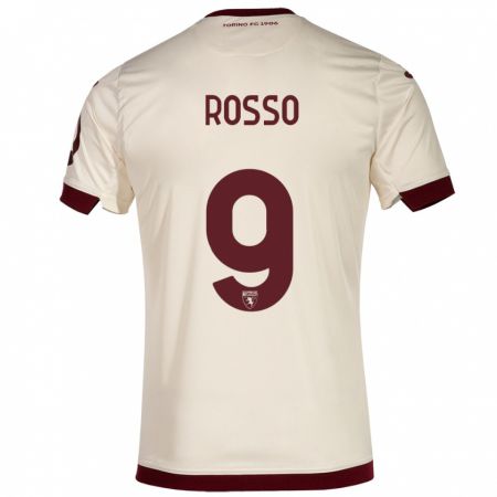 Kandiny Herren Eleonora Rosso #9 Sekt Auswärtstrikot Trikot 2023/24 T-Shirt Österreich