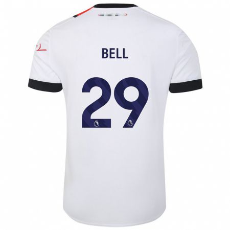 Kandiny Hombre Camiseta Amari'i Bell #29 Blanco 2ª Equipación 2023/24 La Camisa México