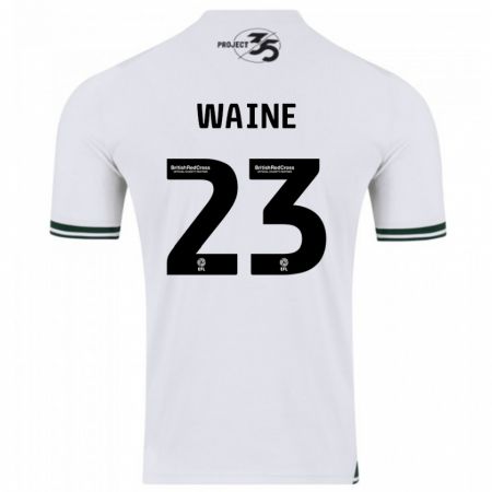 Kandiny Uomo Maglia Ben Waine #23 Bianco Kit Gara Away 2023/24 Maglietta