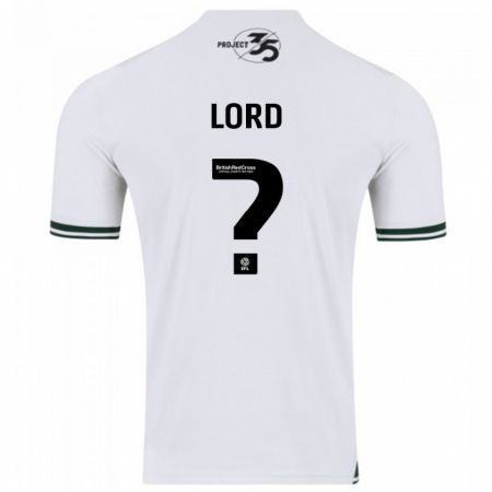 Kandiny Uomo Maglia Sam Lord #0 Bianco Kit Gara Away 2023/24 Maglietta