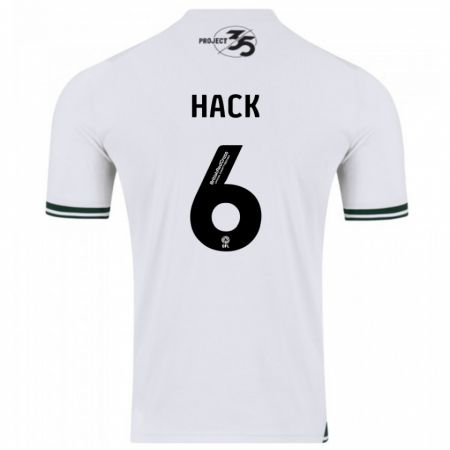 Kandiny Uomo Maglia Lucy Hack #6 Bianco Kit Gara Away 2023/24 Maglietta