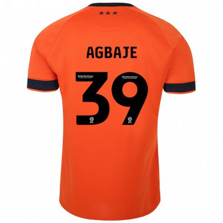 Kandiny Uomo Maglia Edwin Agbaje #39 Arancia Kit Gara Away 2023/24 Maglietta