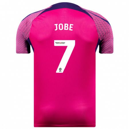 Kandiny Hombre Camiseta Jobe Bellingham #7 Morado 2ª Equipación 2023/24 La Camisa