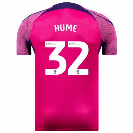 Kandiny Hombre Camiseta Trai Hume #32 Morado 2ª Equipación 2023/24 La Camisa