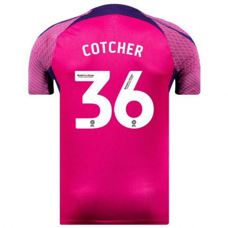 Kandiny Hombre Camiseta Mason Cotcher #36 Morado 2ª Equipación 2023/24 La Camisa