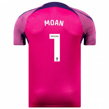 Kandiny Hombre Camiseta Claudia Moan #1 Morado 2ª Equipación 2023/24 La Camisa