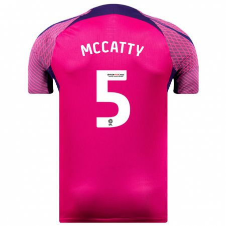 Kandiny Uomo Maglia Grace Mccatty #5 Porpora Kit Gara Away 2023/24 Maglietta